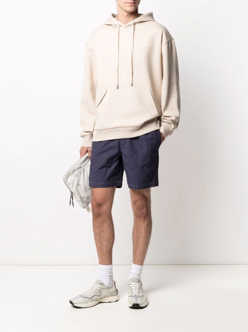 elasticated waistband track shorts - 2
