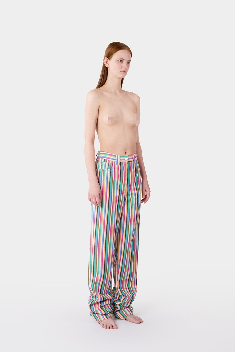 BELLIDENTRO PANTS / denim / multicolor 1