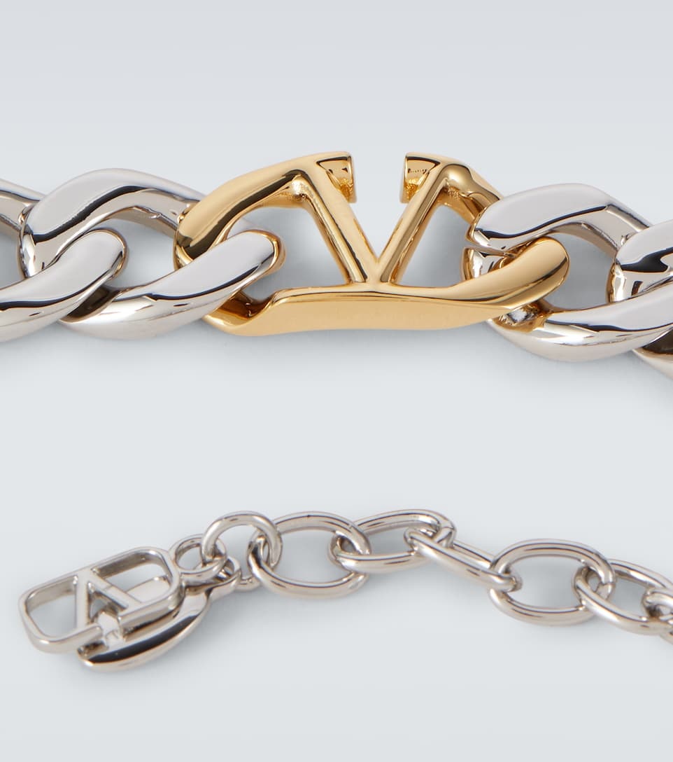 VLogo chain bracelet - 4