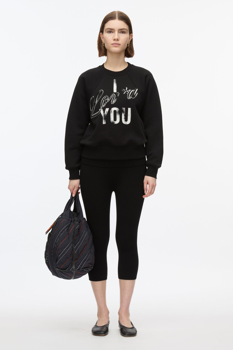 I Lov'd You Cropped Sweatshirt 1