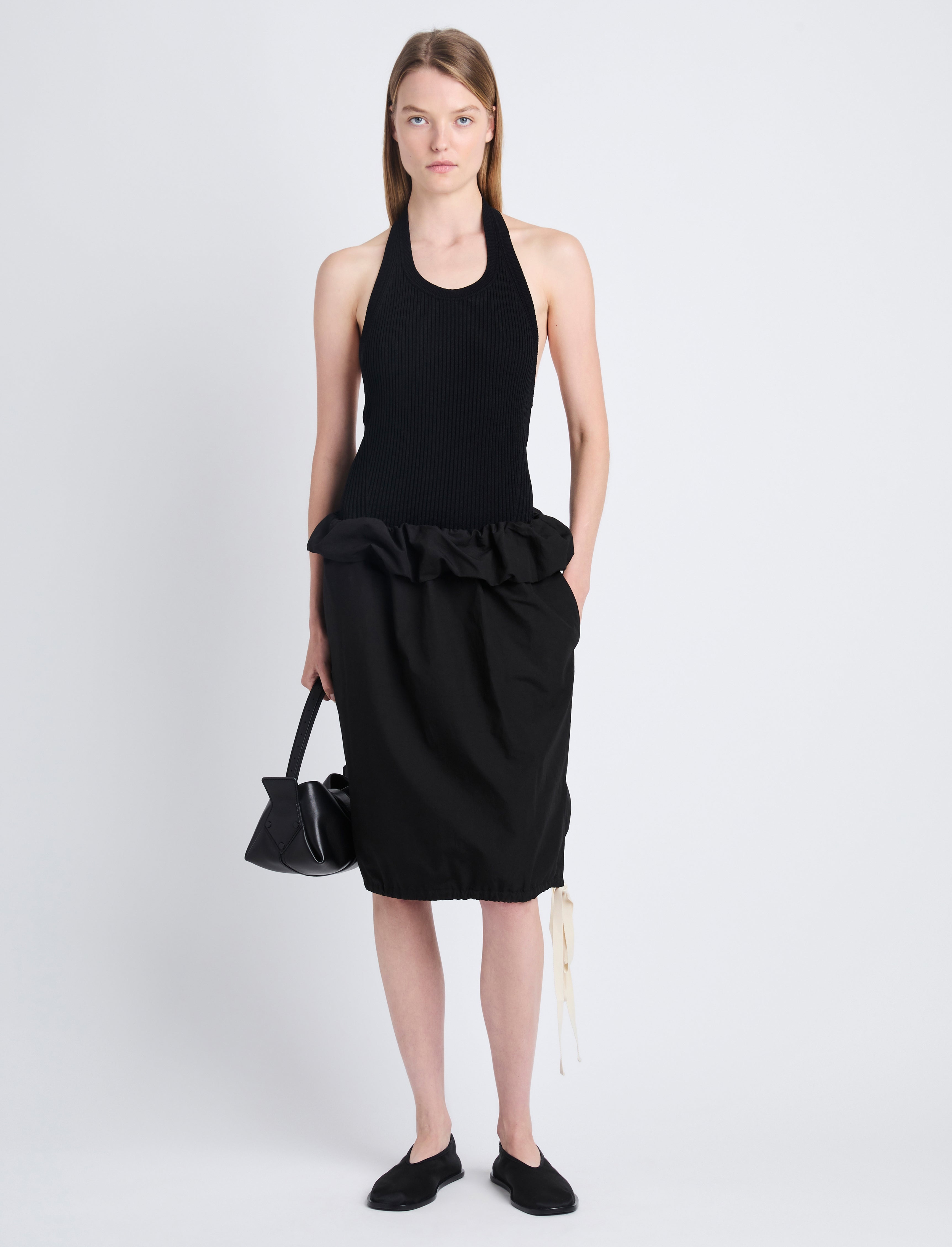 Hayley Skirt in Lightweight Crinkle Poplin - 2
