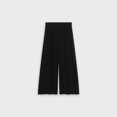 CELINE CULOTTES WITH PLEATS IN VISCOSE GEORGETTE outlook