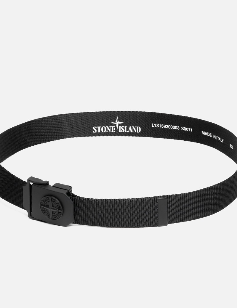 Stone Island NYLON TAPE BELT WITH COMPASS LOGO BUCKLE outlook