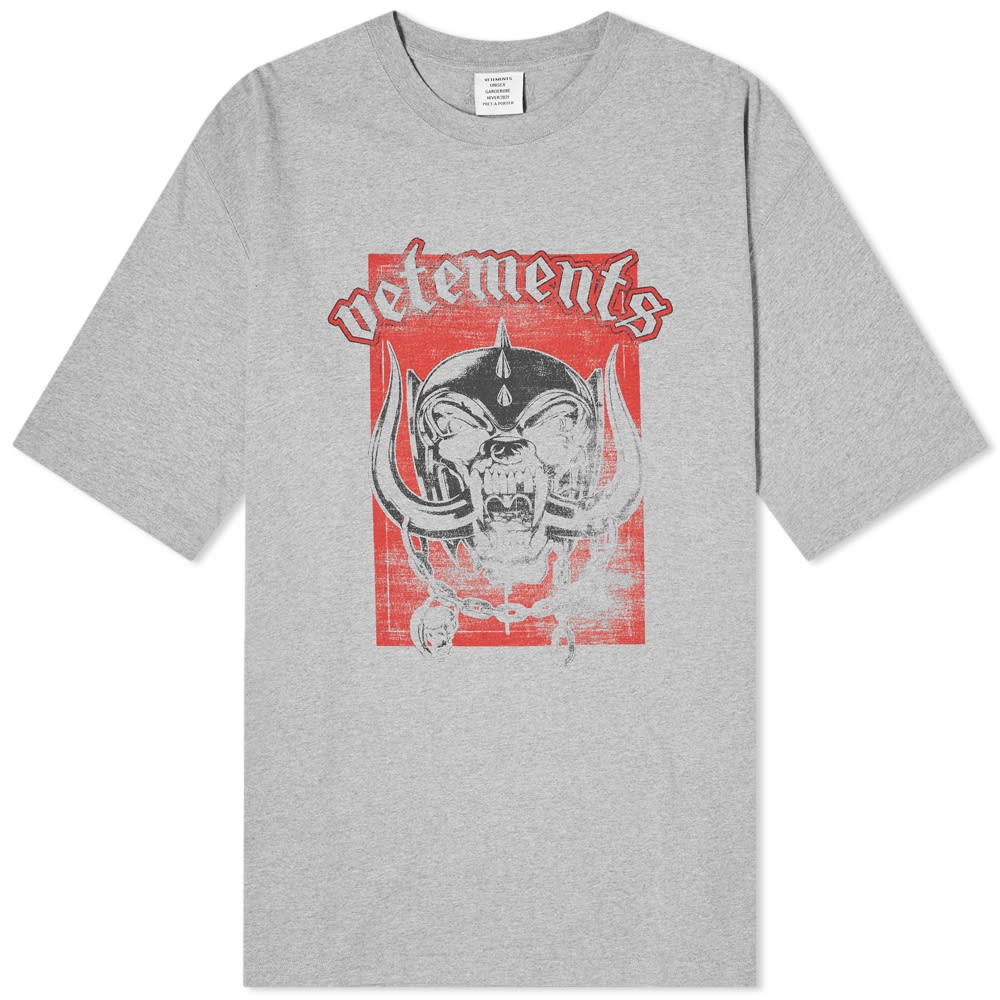 VETEMENTS x Motorhead World Oversized Tee - 1