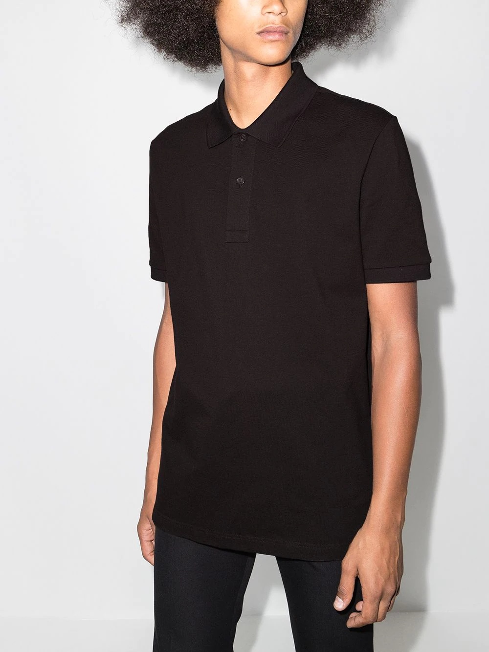 short-sleeve cotton polo shirt - 2