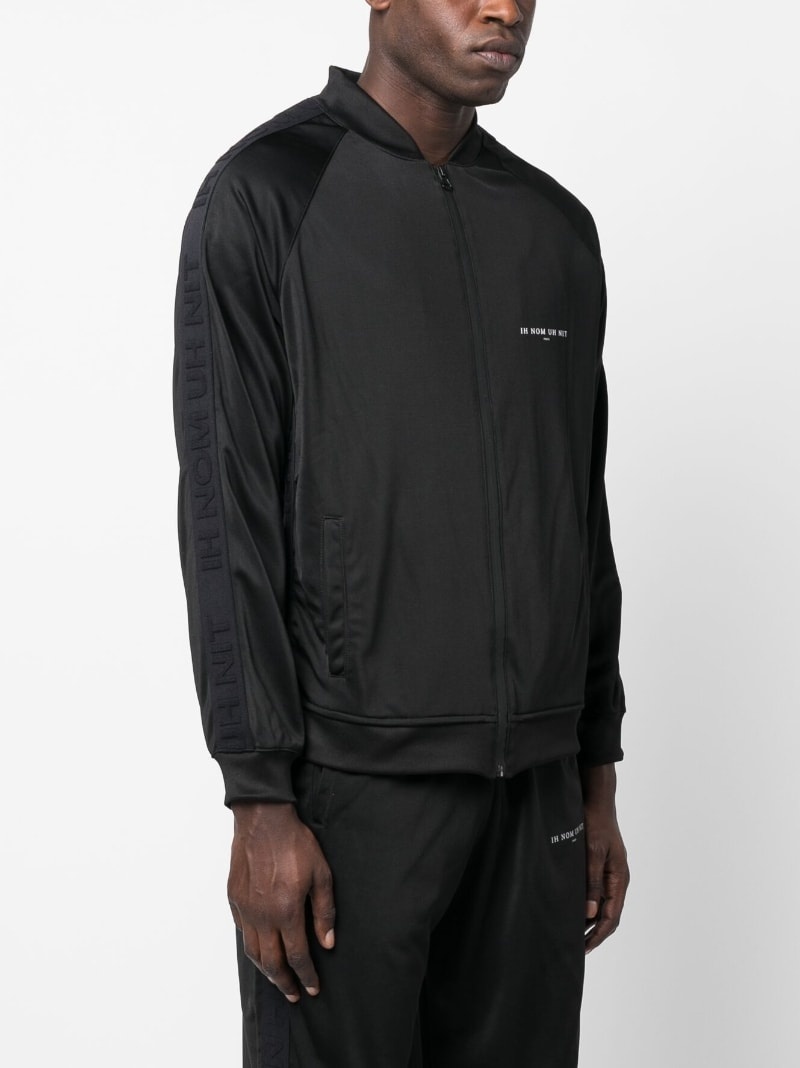 logo-print zip-up sweatshirt - 6