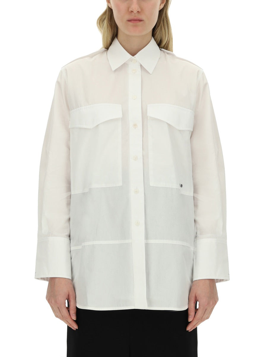 Victoria Beckham Women Oversize Pocket Shirt - 1