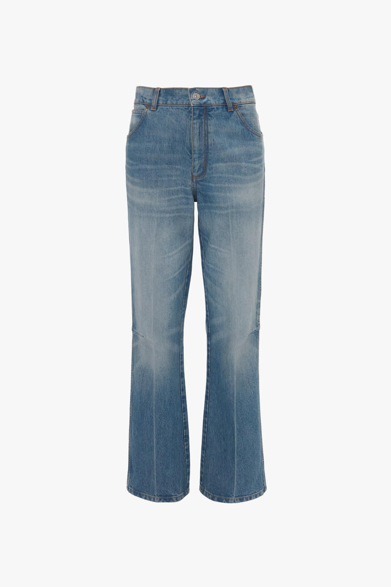 Relaxed Flared Jean In Broken Vintage Wash 1