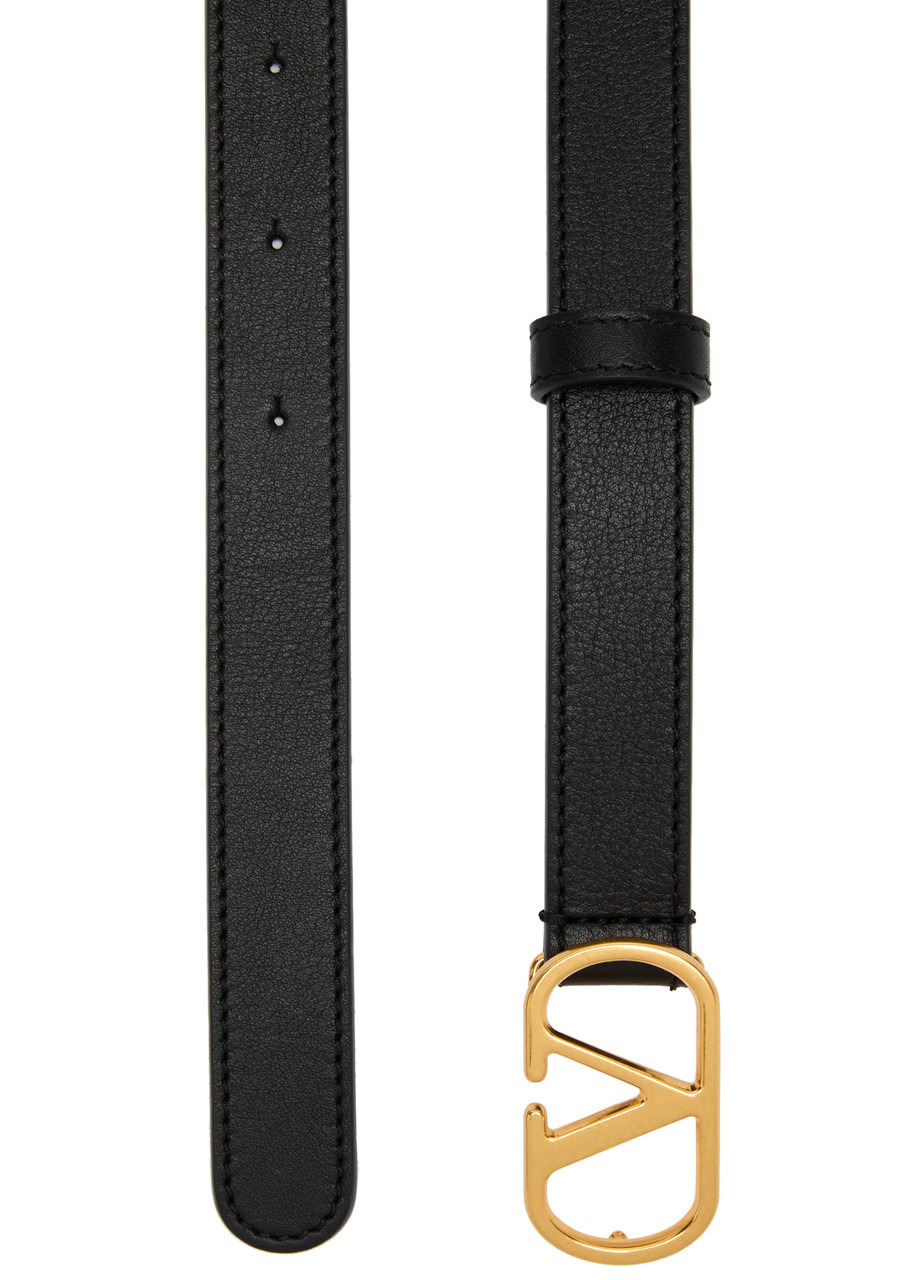 Valentino Garavani Vlogo Leather Belt - 3