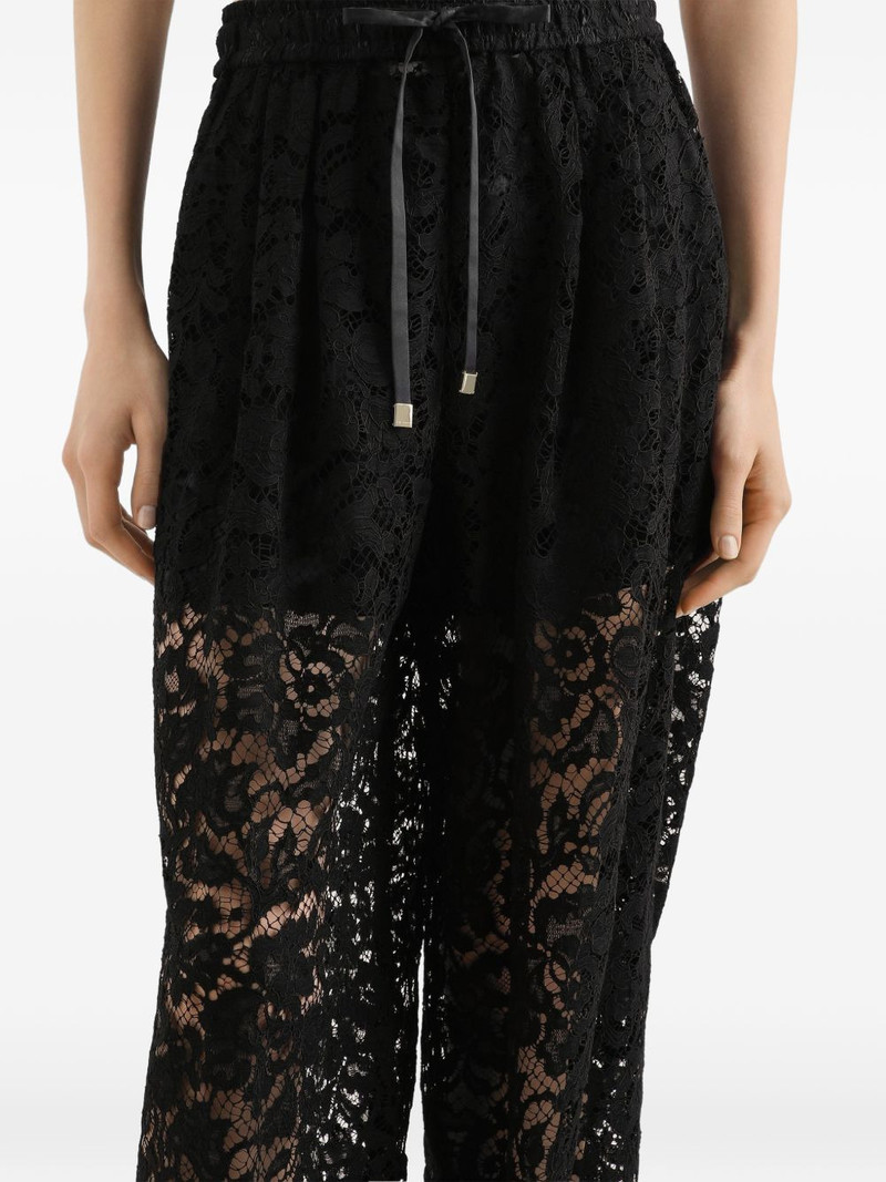 lace drawstring trousers 5