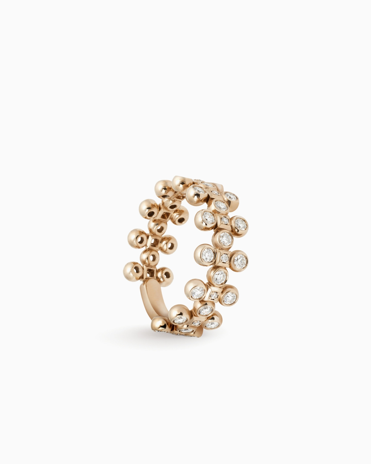 18K GOLD AND DIAMOND GIOIA RING - 1