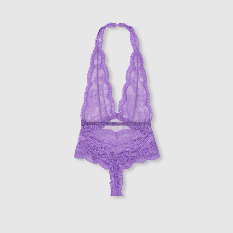 Floral lace tulle bodysuit 7