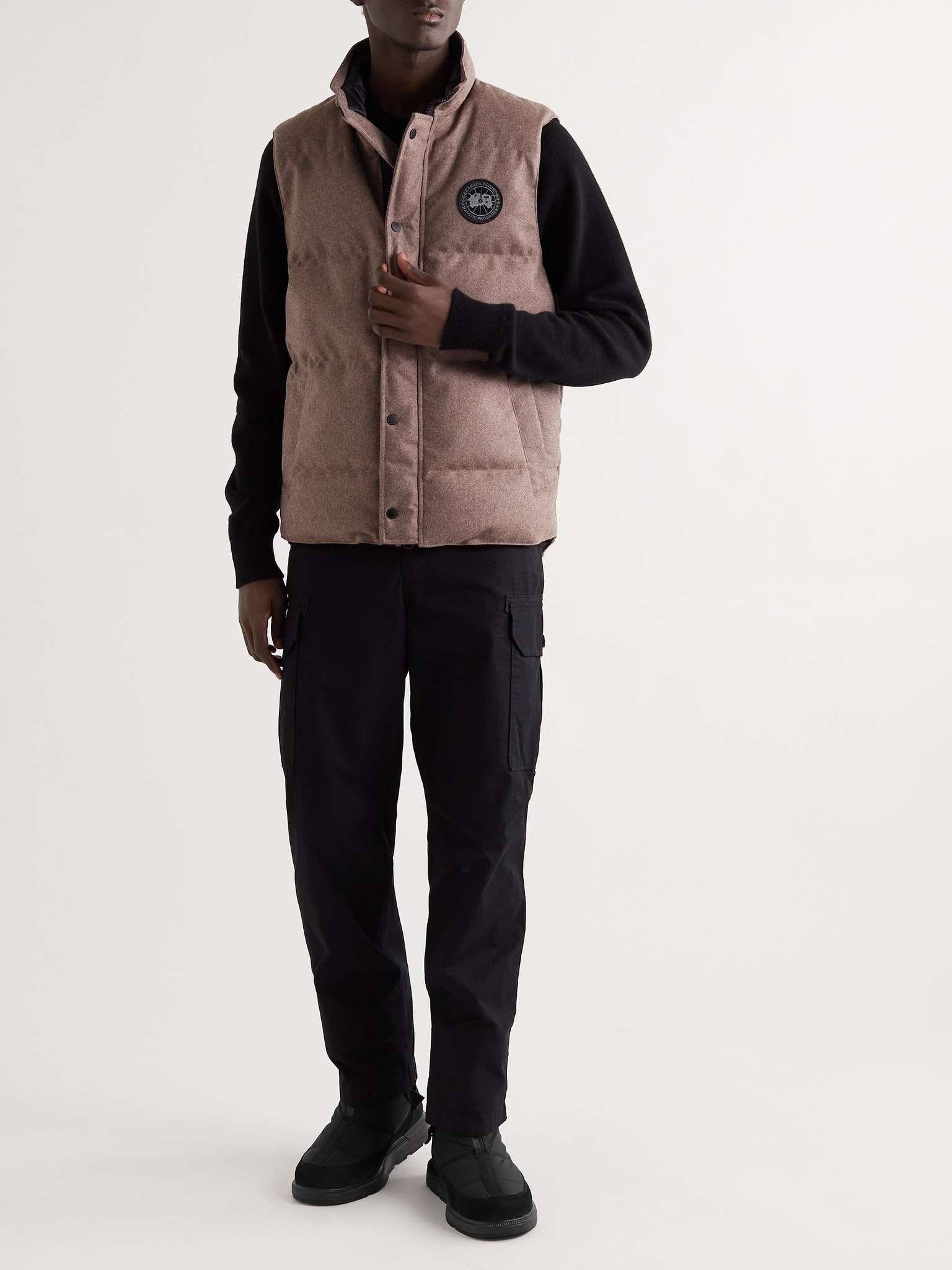 Crofton Nubuck-Trimmed Quilted Shell Boots - 2