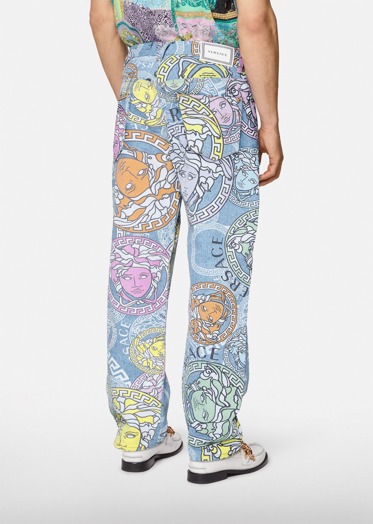 Medusa Amplified Print Jeans - 3