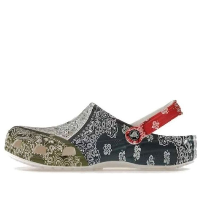 Crocs Classic Bandana Clogs 'Green Blue Red' 206871-90H 1