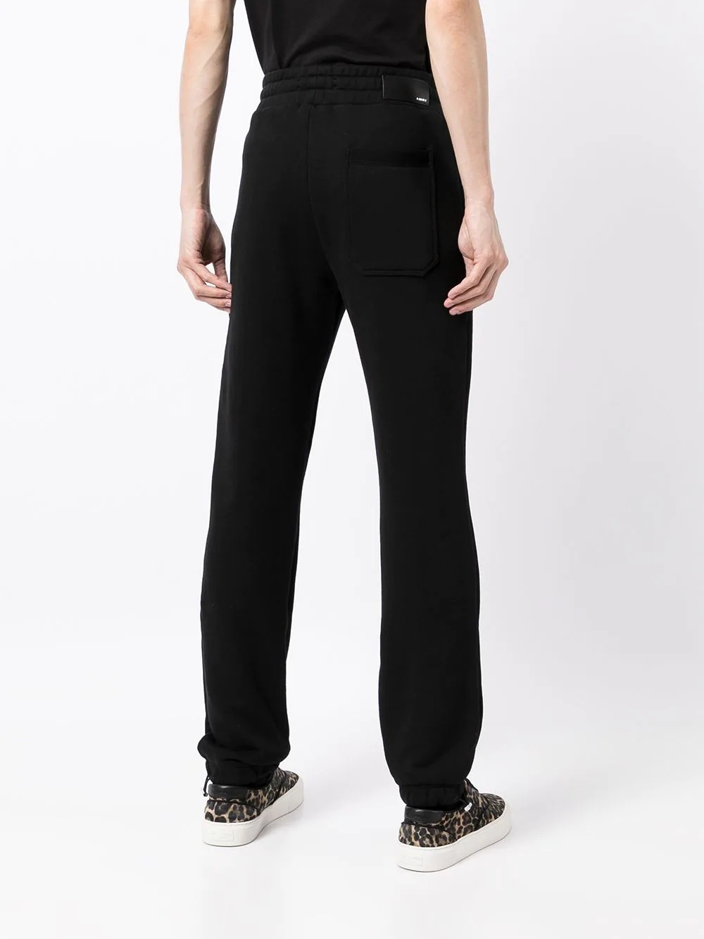 logo-print cotton track pants - 4