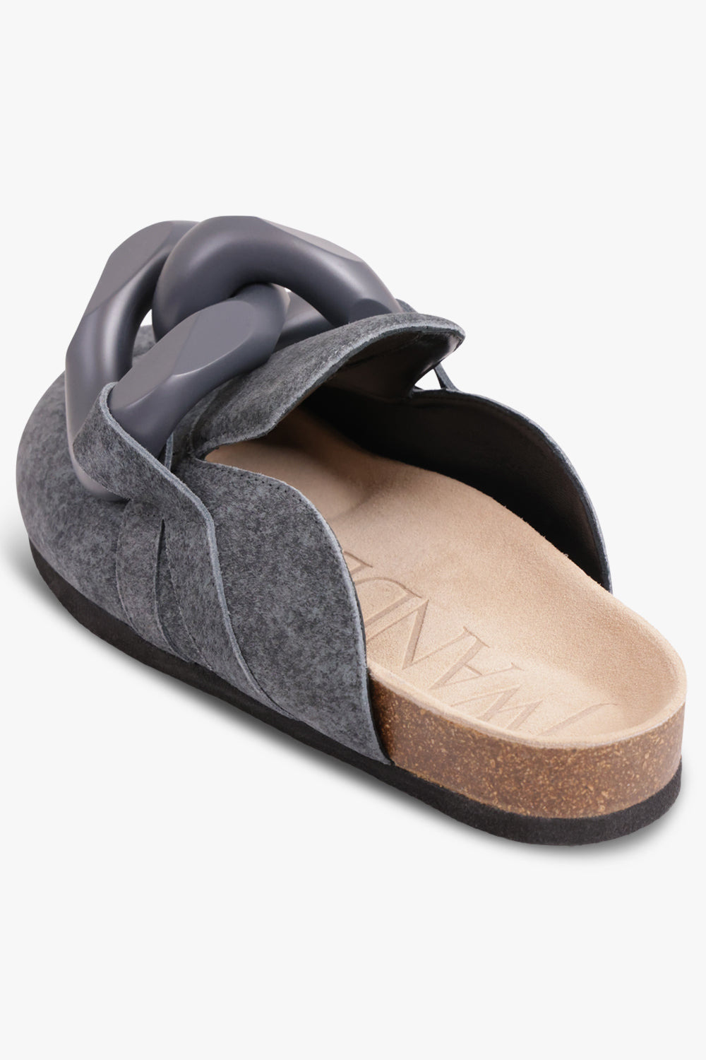 CHAIN MULE SLIP ON LOAFER | GREY - 3
