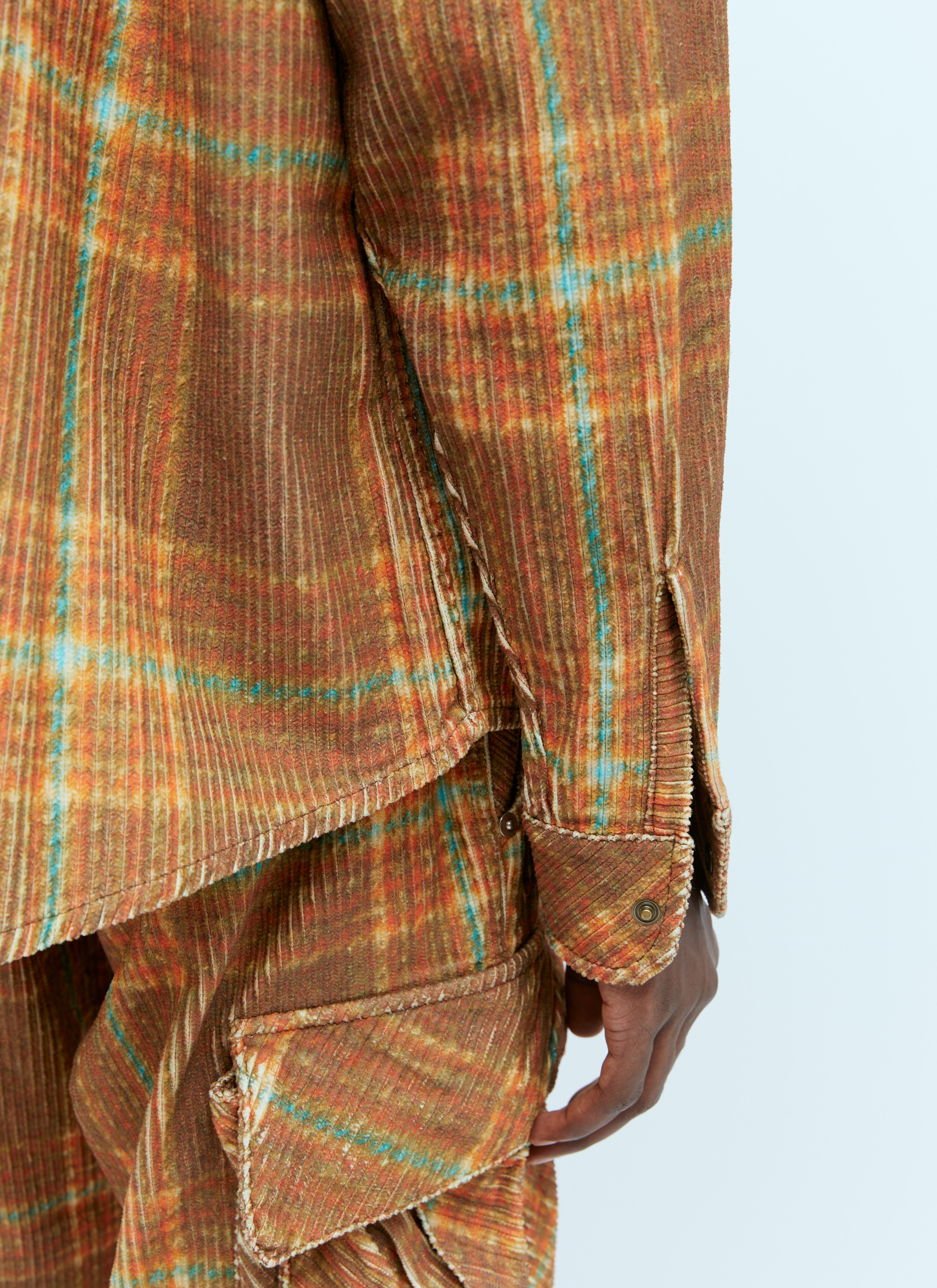 Corduroy Printed Overshirt - 5
