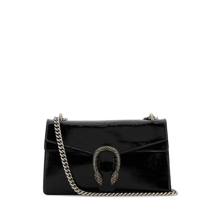 Gucci Black Leather Small Dionysus Shoulder Bag - 1