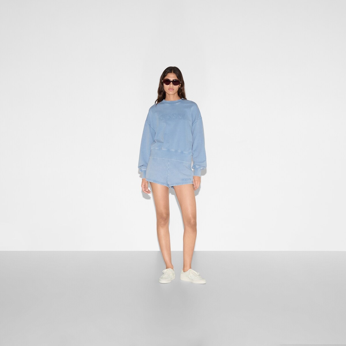 Embroidered cotton jersey sweatshirt - 2