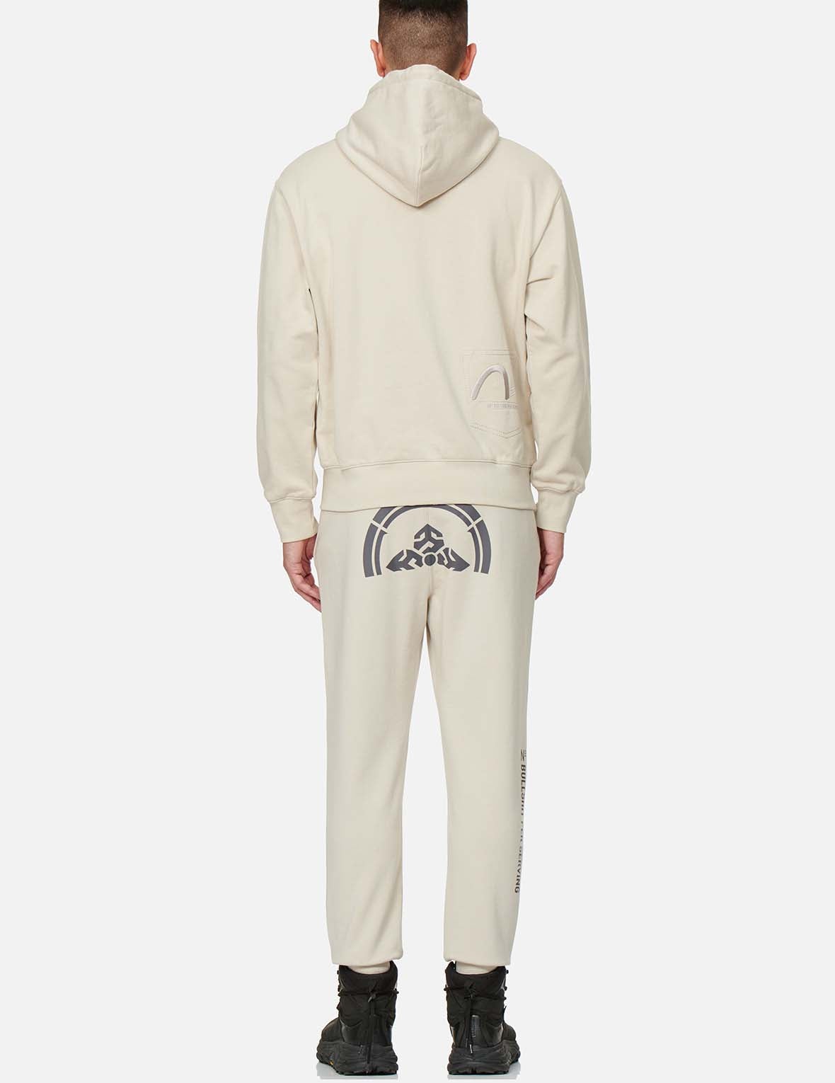 Two-tone Logo Embroidered Hoodie - 6