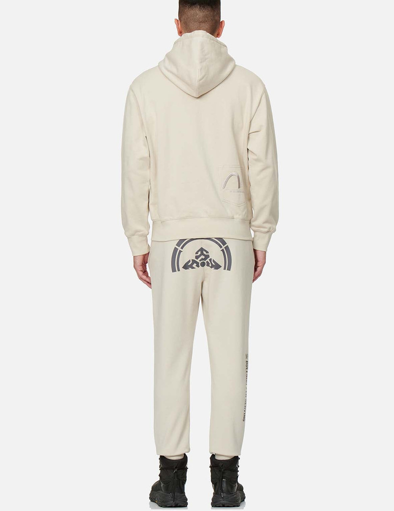 Two-tone Logo Embroidered Hoodie 6