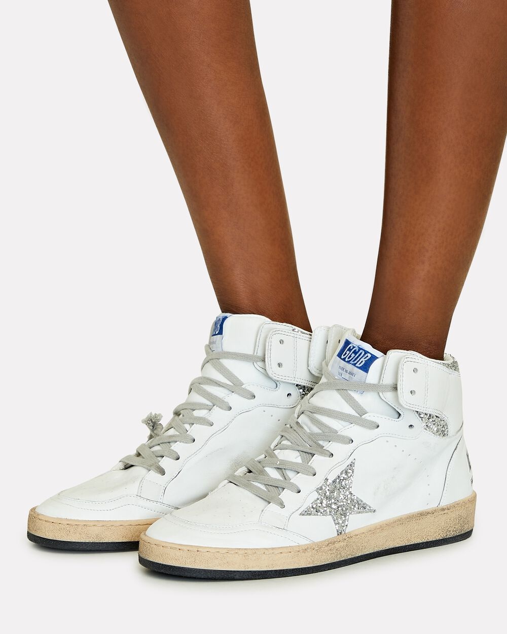 Sky Star Leather High-Top Sneakers - 2