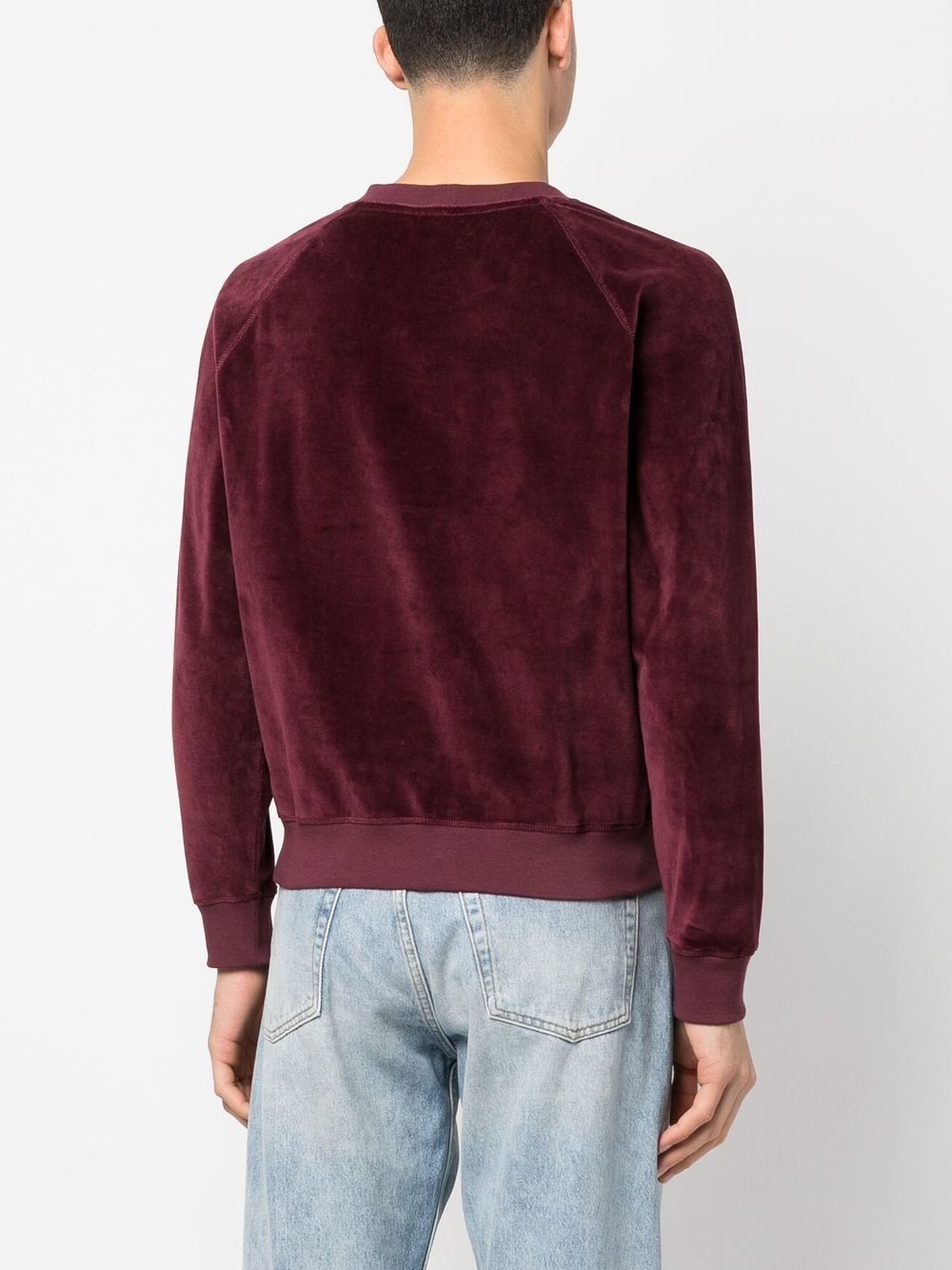 logo-embroidered long-sleeve sweatshirt - 4