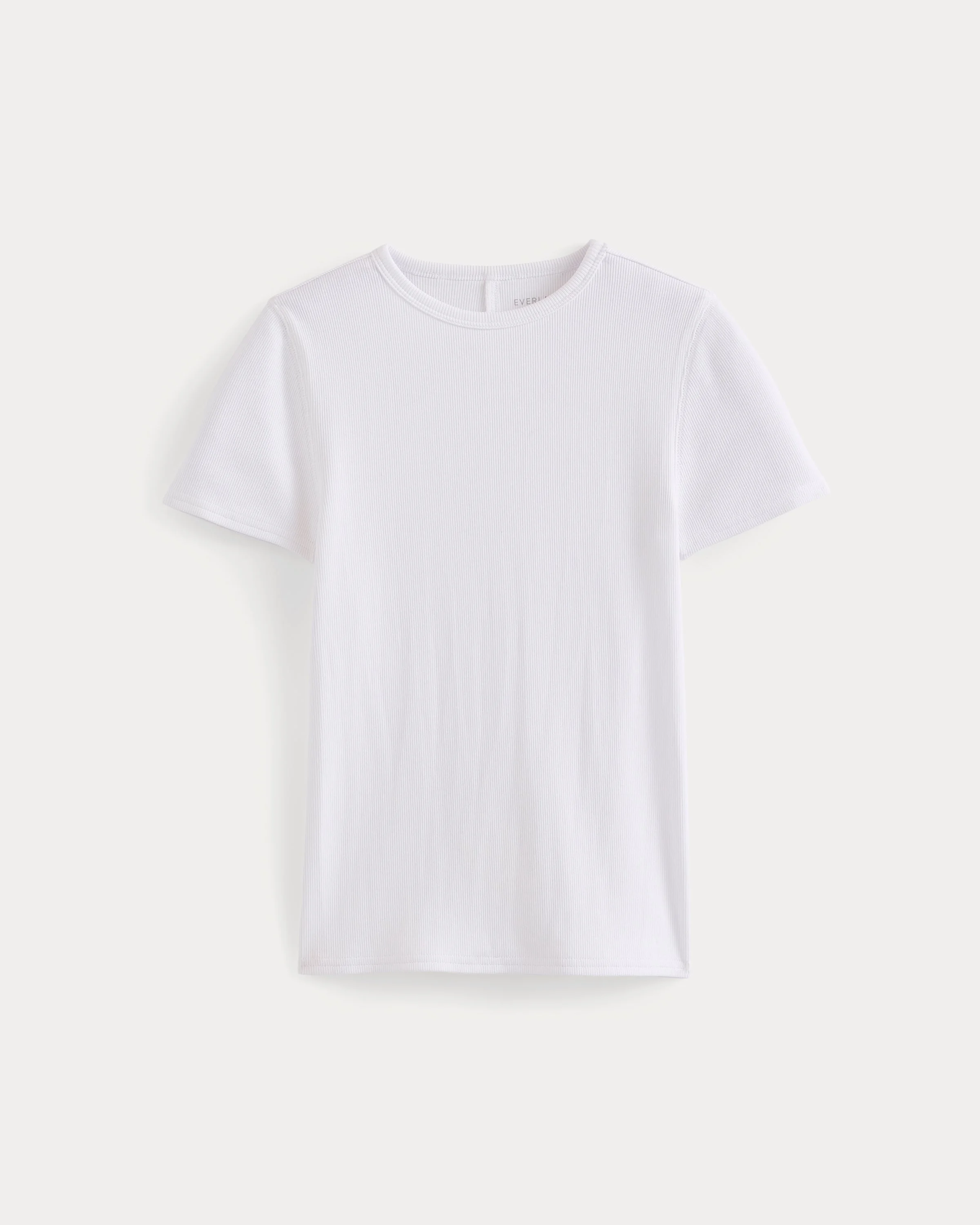 EFFORTLESS RIB SHORT-SLEEVE CREW - 1