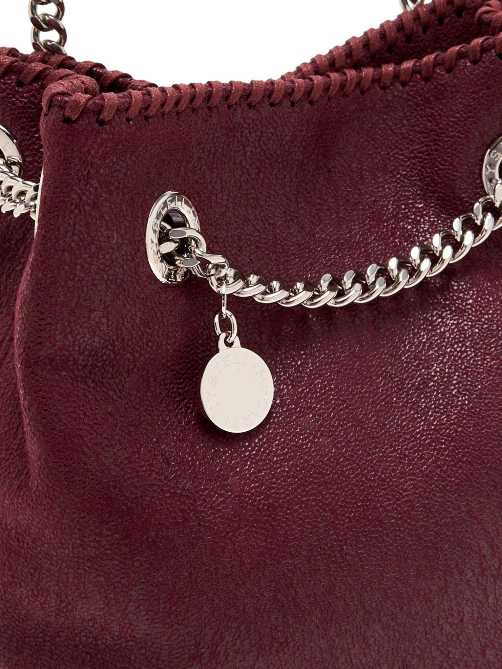 chain-trimmed bucket bag - 3
