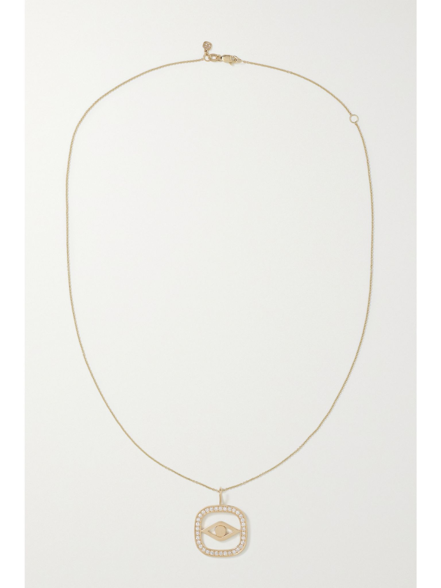 14-karat gold diamond necklace Gold - 4