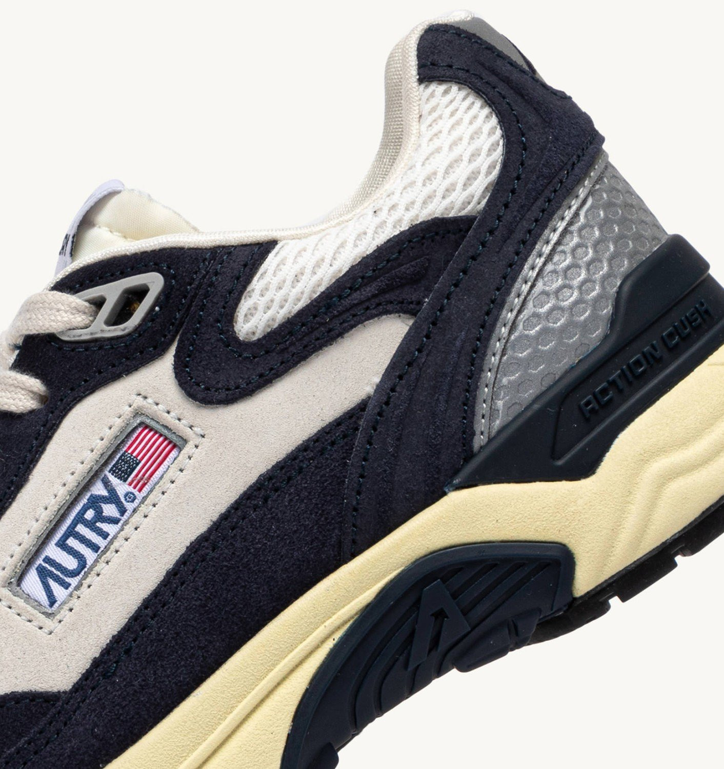 HYPERWAY SNEAKERS IN SPACE COLOR AND SILVER-TONE SUEDE AND MESH - 6