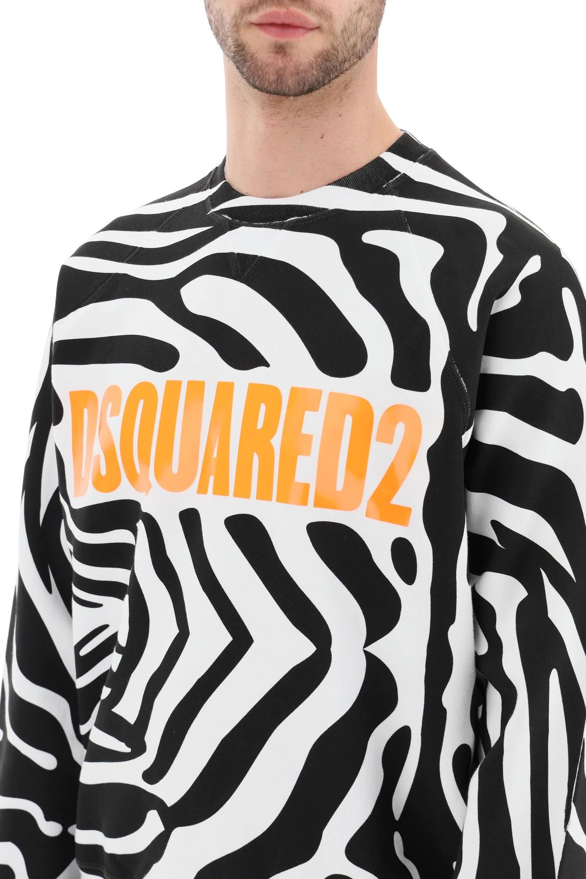 ZEBRA PRINT LOGO SWEATSHIRT - 5