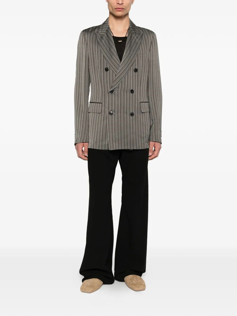 Dries Van Noten BALTO STRIPED DOUBLE-BREASTED BLAZER outlook