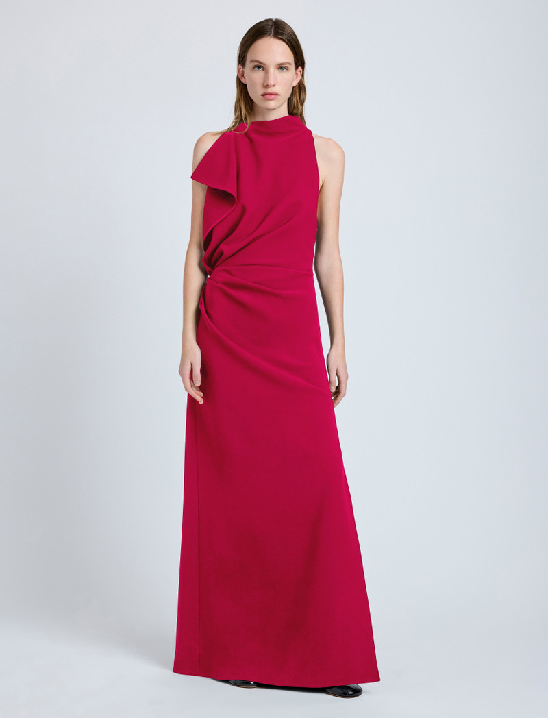 Proenza Schouler Devyn Dress in Matte Double Crepe outlook