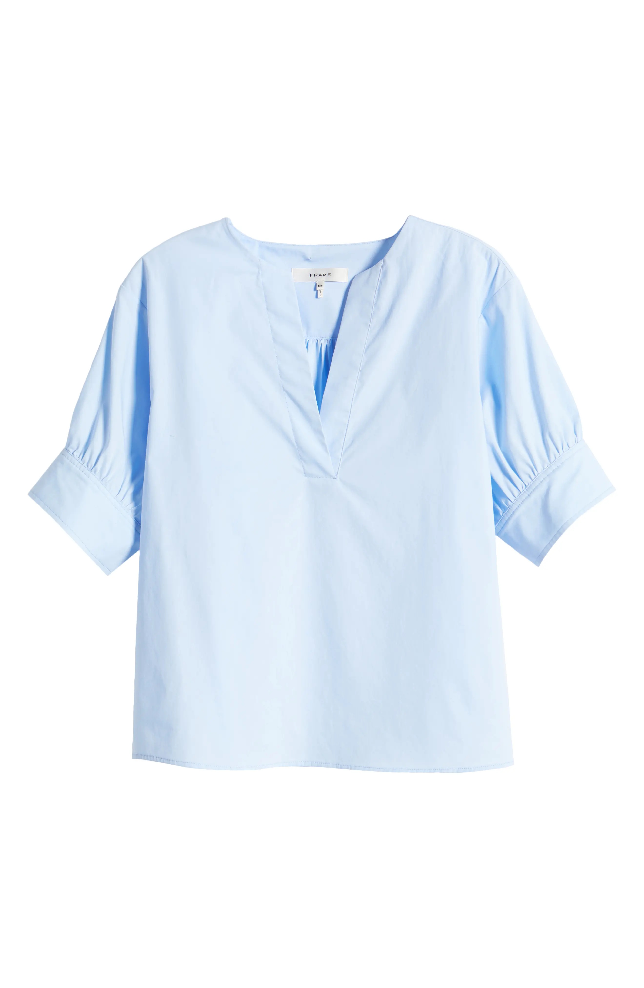 Organic Cotton Split Neck Popover Top - 5