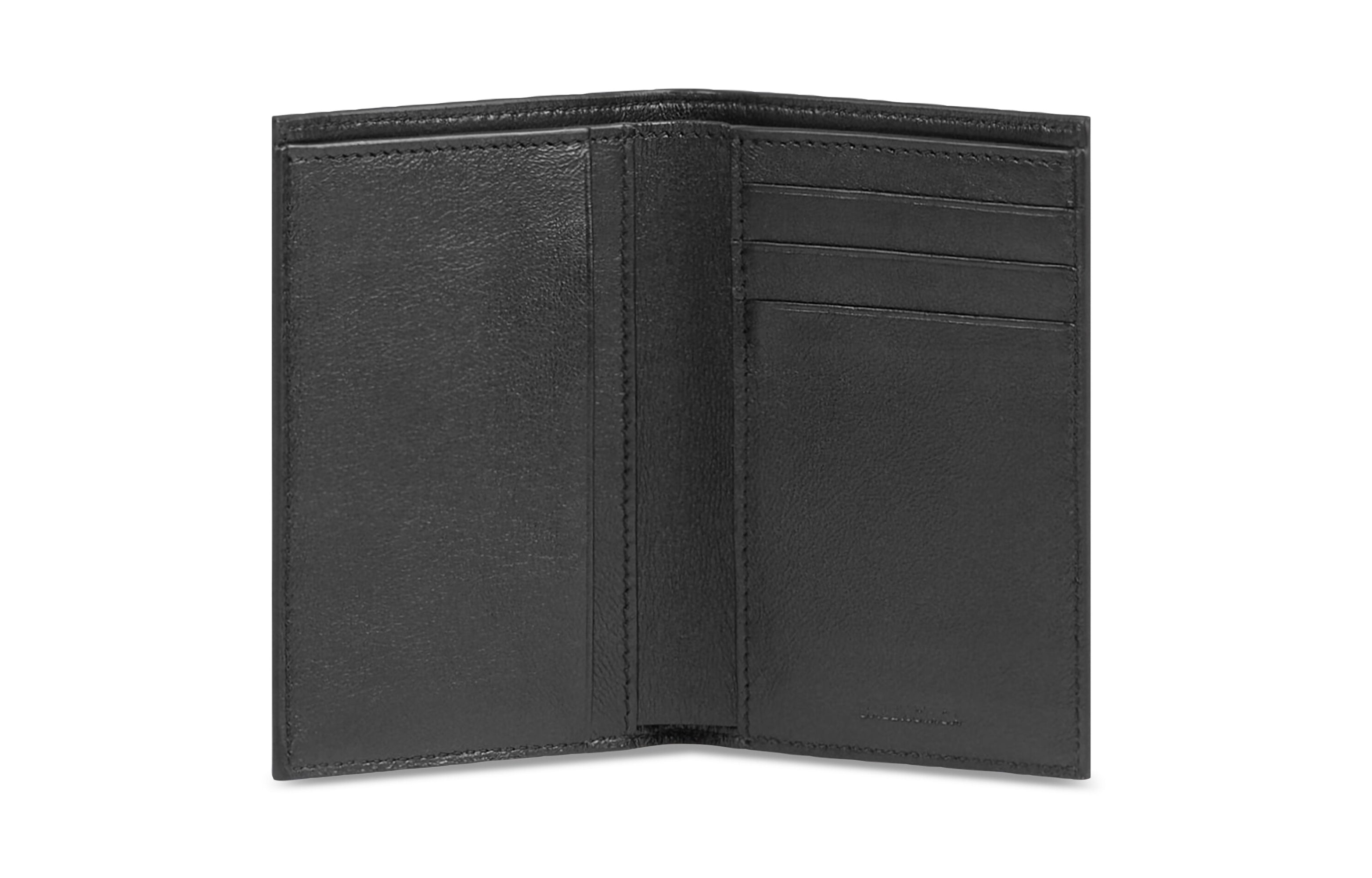 Balenciaga Cash Vertical Bifolded Wallet 'Black White' 6815791IZI31090 - 3
