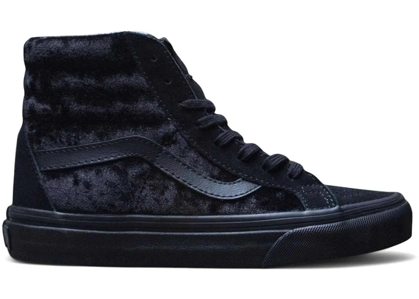 Vans Sk8-Hi Re-Issue Black Velvet (Women's) - 1