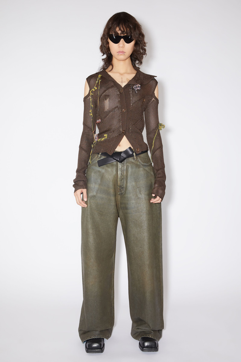 Acne Studios Musubi leather belt - Black outlook