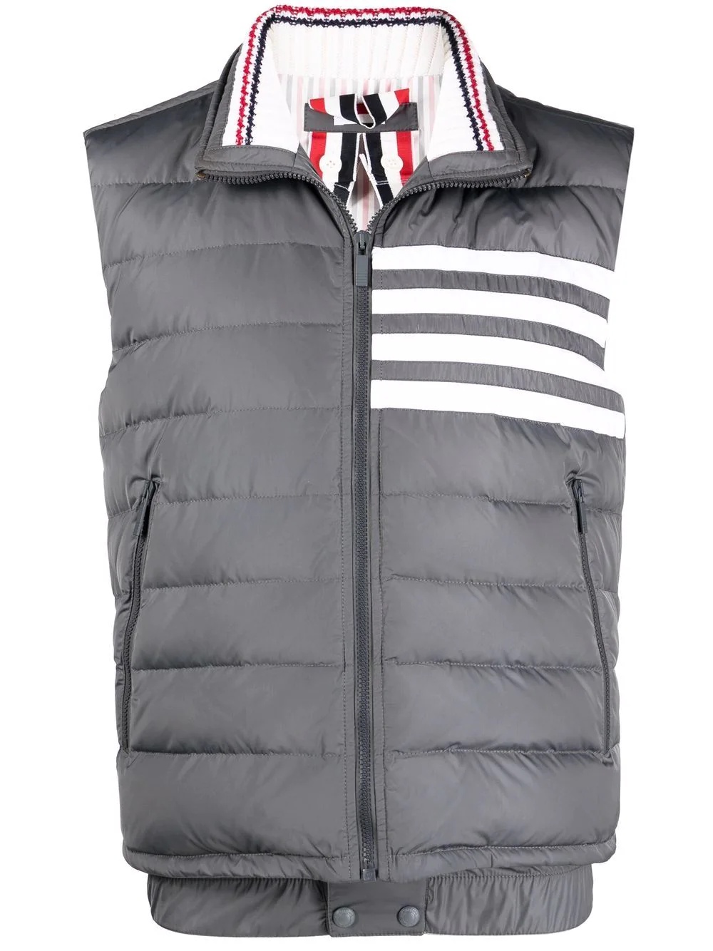 4-Bar motif puffer gilet - 1