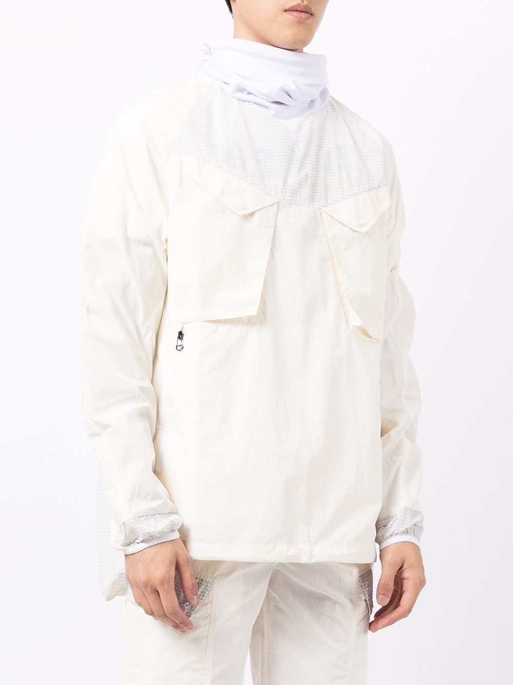 pullover funnel-neck jacket - 3