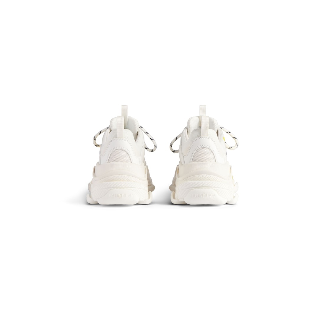 Men's Triple S Tape Type Sneaker in White/yellow - 5