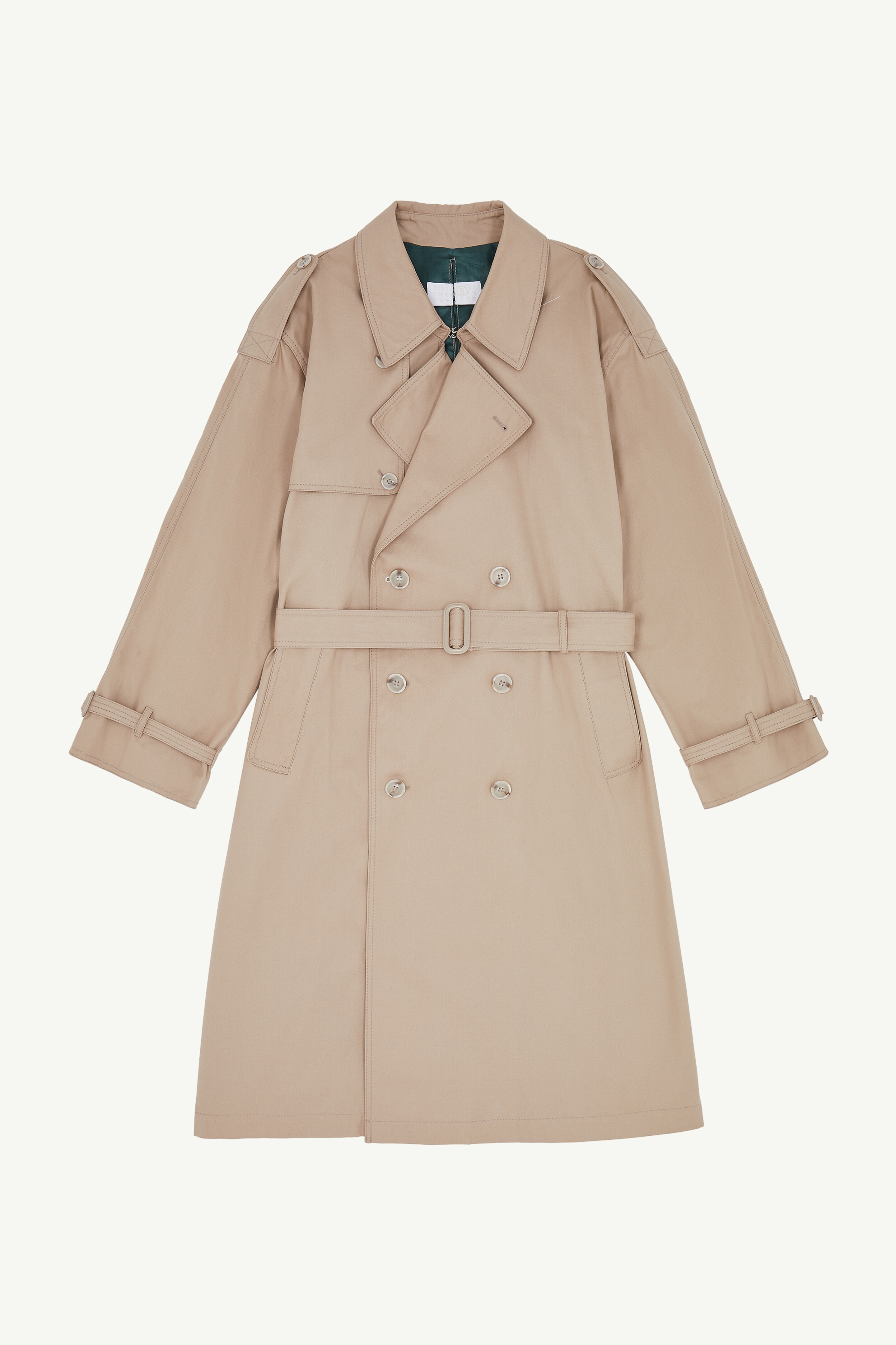 Twist trench coat - 1