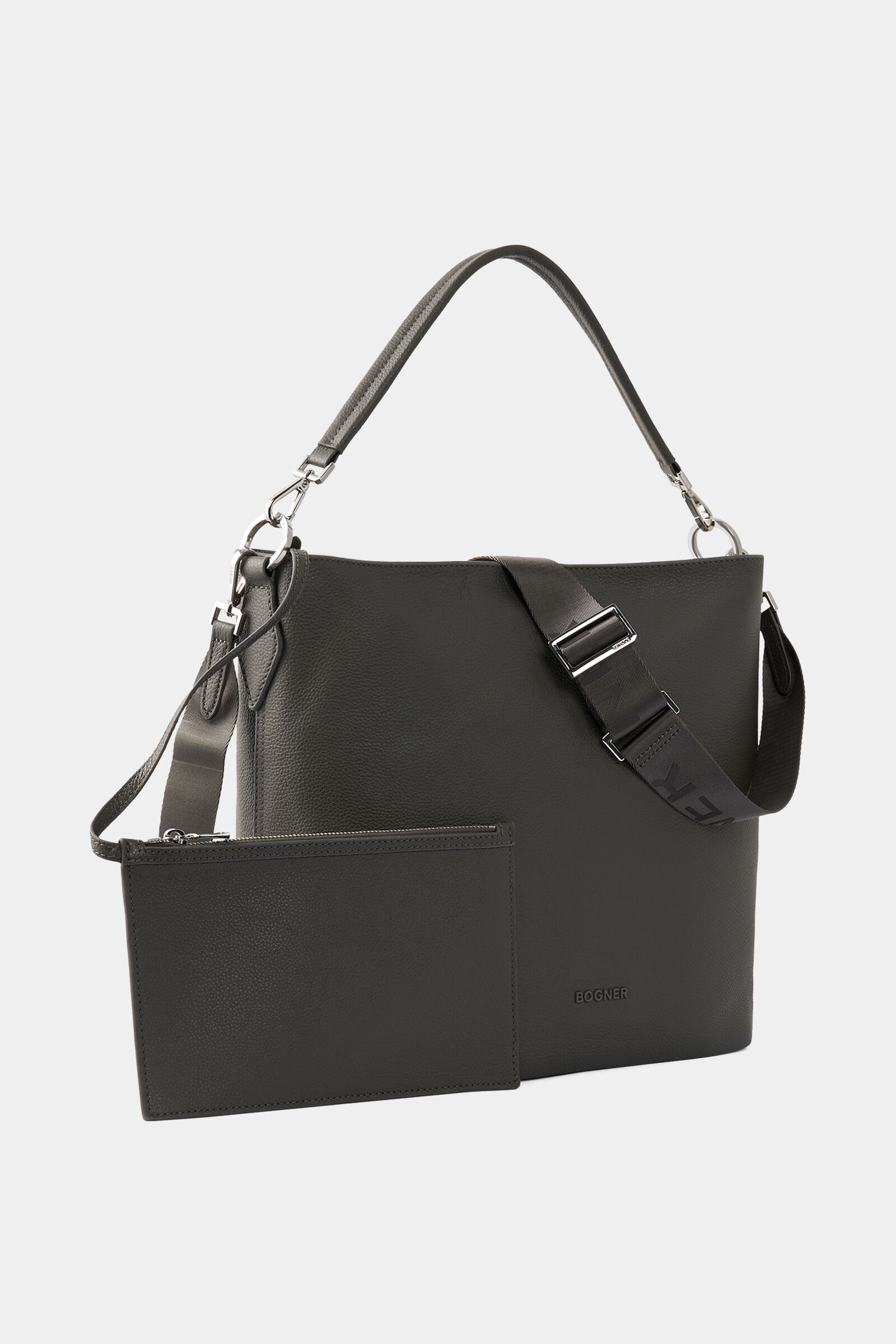 Pontresina Lora Hobo bag in Gray - 2