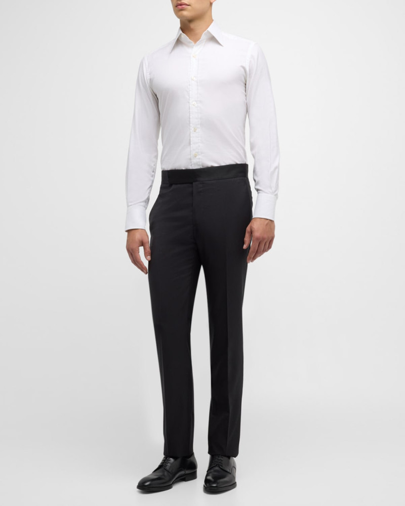 GIORGIO ARMANI 남자의 단단한 Formal Tuxedo 바지 outlook