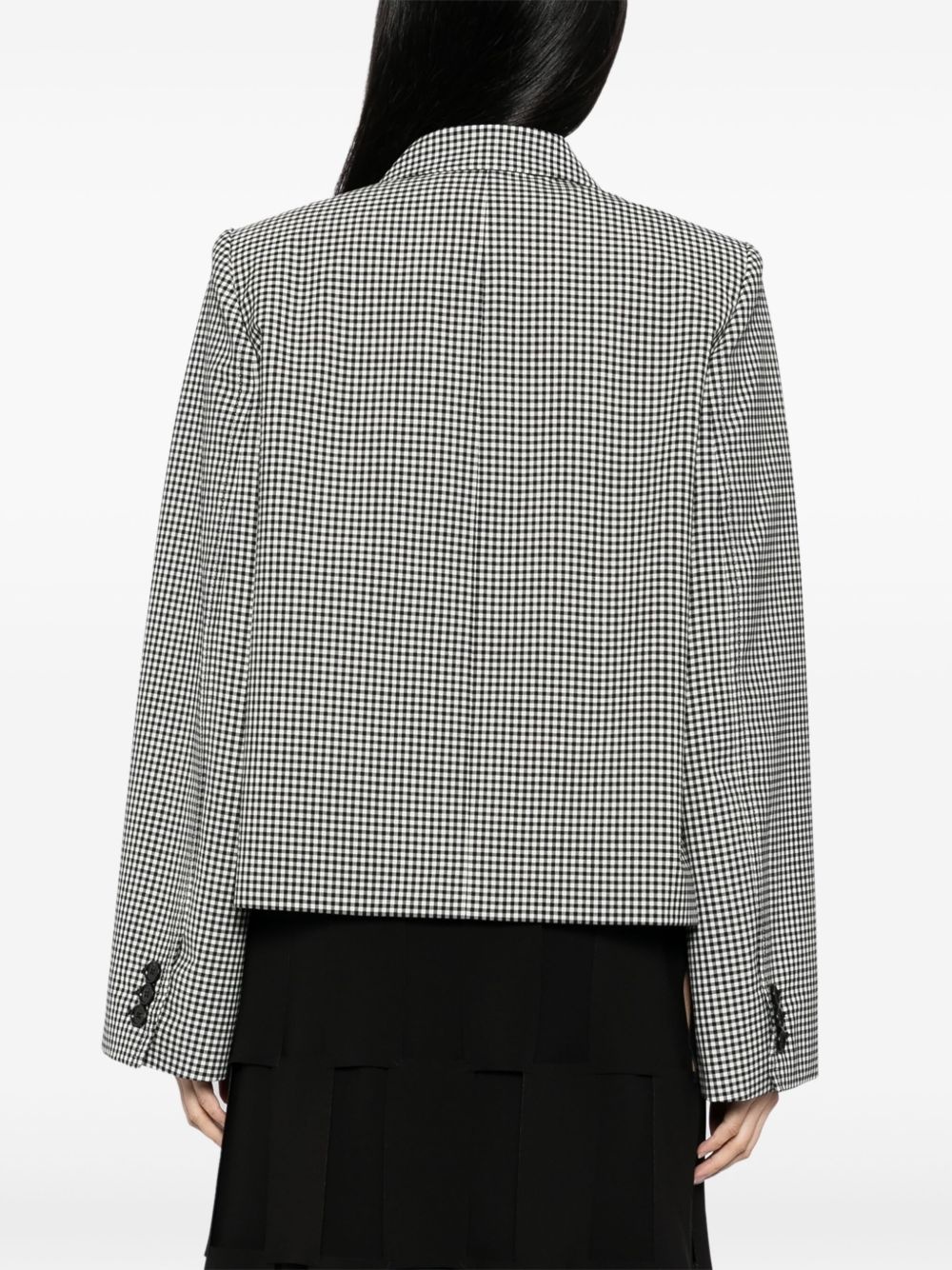 gingham jacket - 4