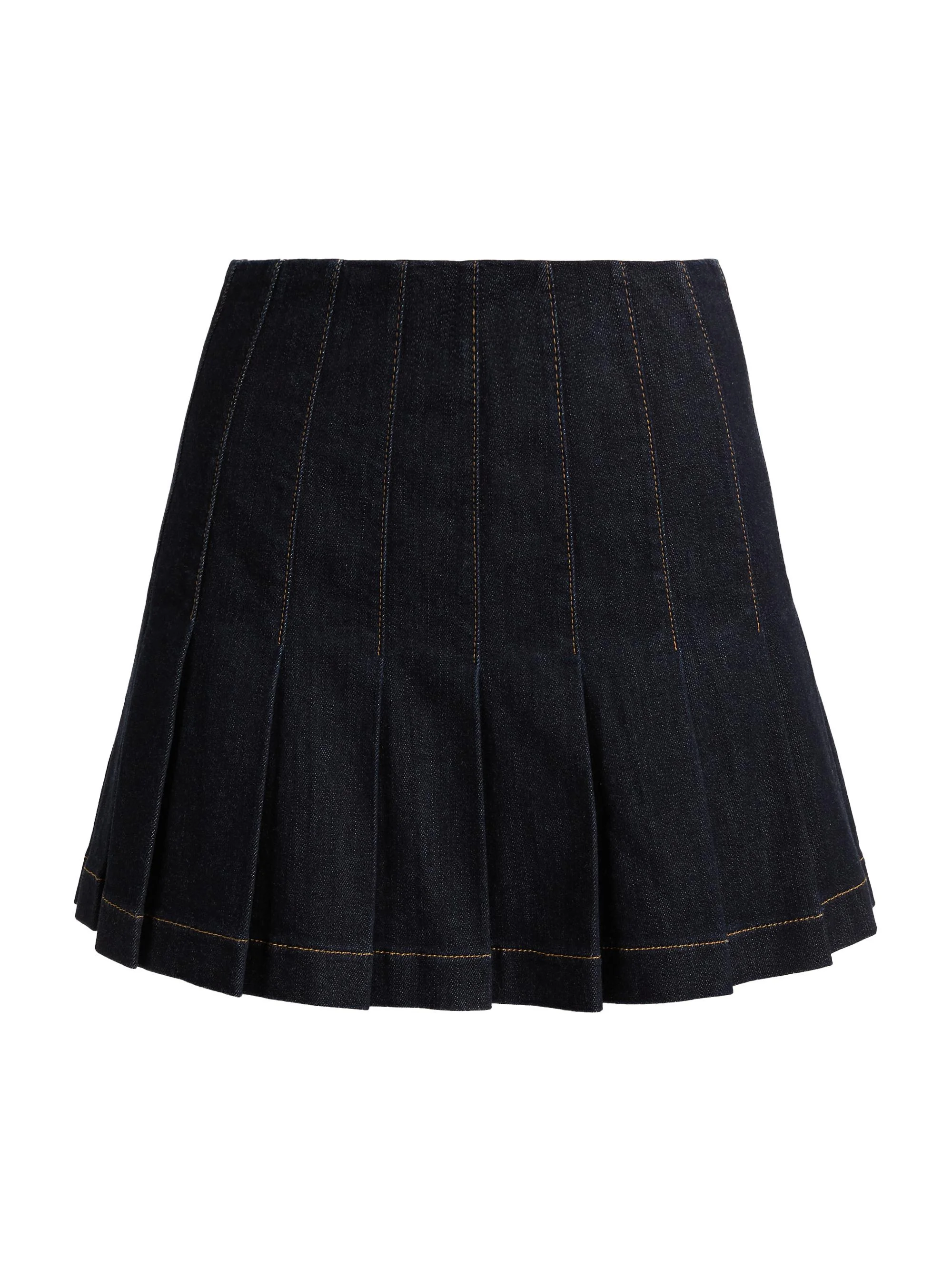 Women's Carter Denim Miniskirt - Dark Rinse - 1