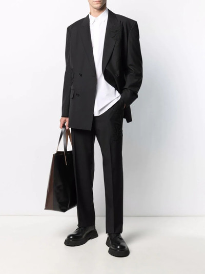Valentino slim-fit tailored trousers outlook
