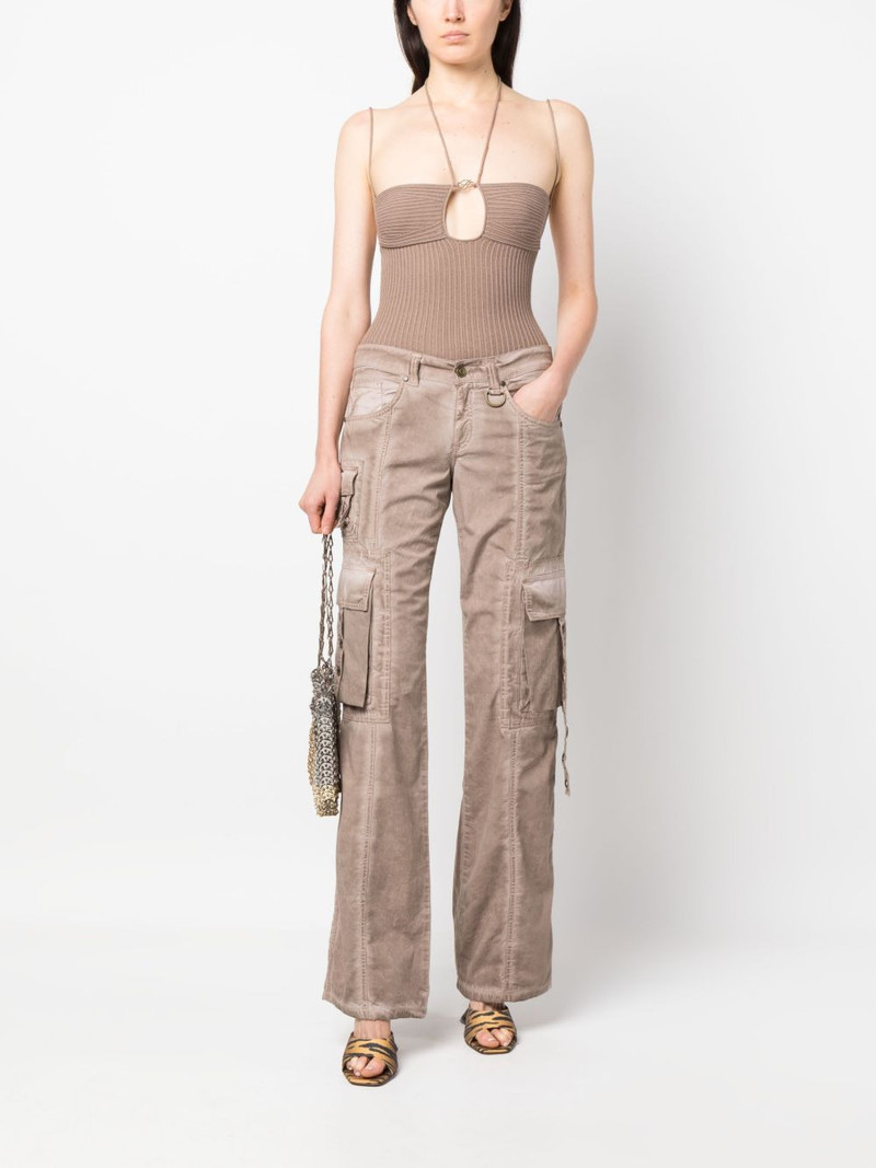 Blumarine halterneck knitted top outlook