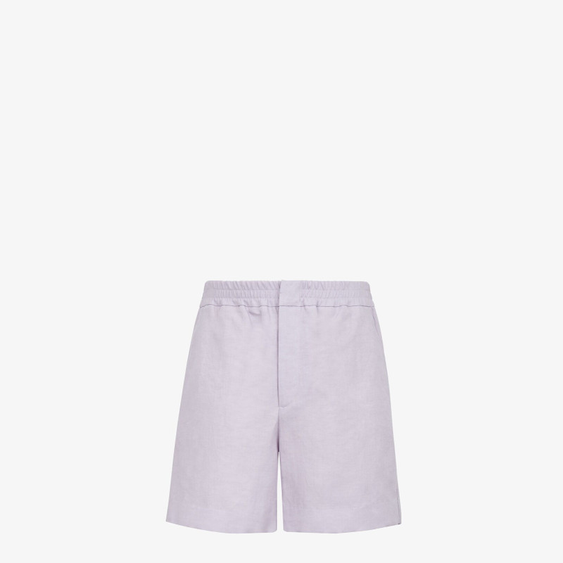 Lilac linen trousers 1